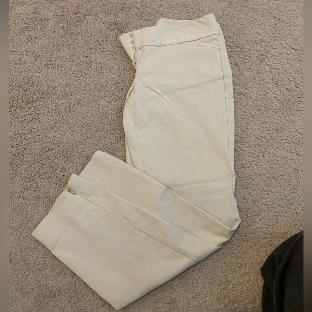 The limited khaki ankle stretch work pants